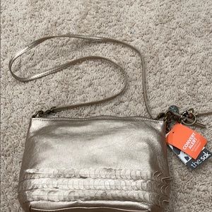 Champagne Gold The Sak Crossbody Bag BRAND NEW